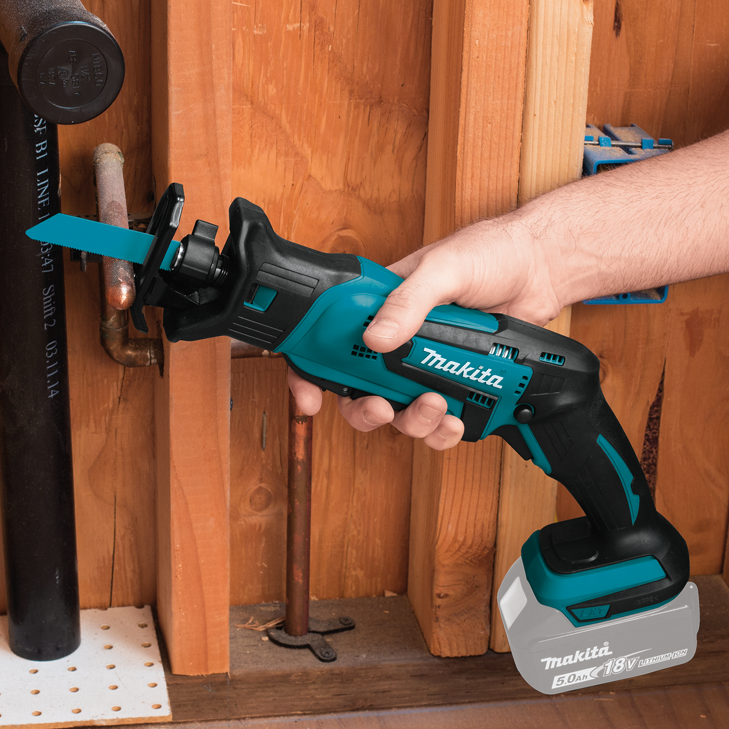 Makita 18 Volt Lithium Ion Cordless Reciprocating Saw Factory Serviced (Tool Only)