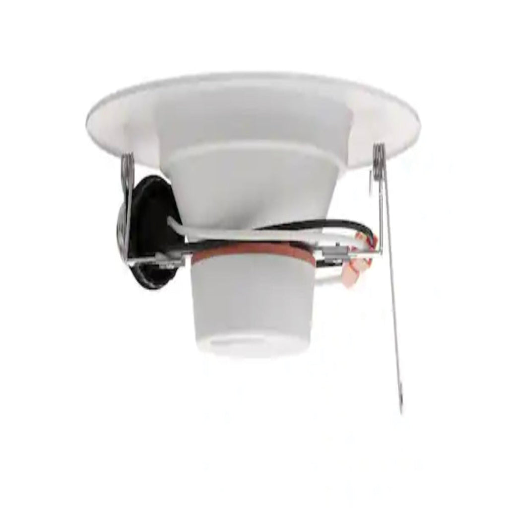 Commercial Electric 5/6 in. New Construction or Remodel Matte White Dimmable LED Recessed Trim with Adjustable Color Changing Technology - Damaged Box