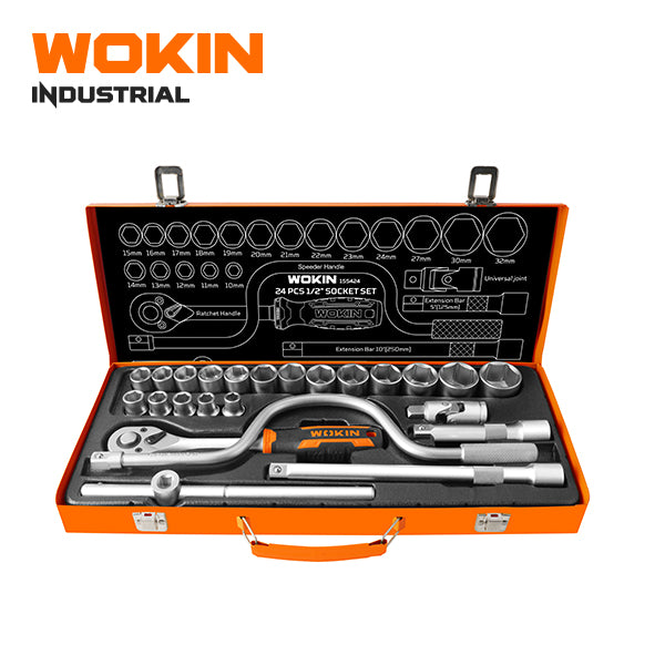 Wokin 24 Piece 1/2 Inch Socket Set