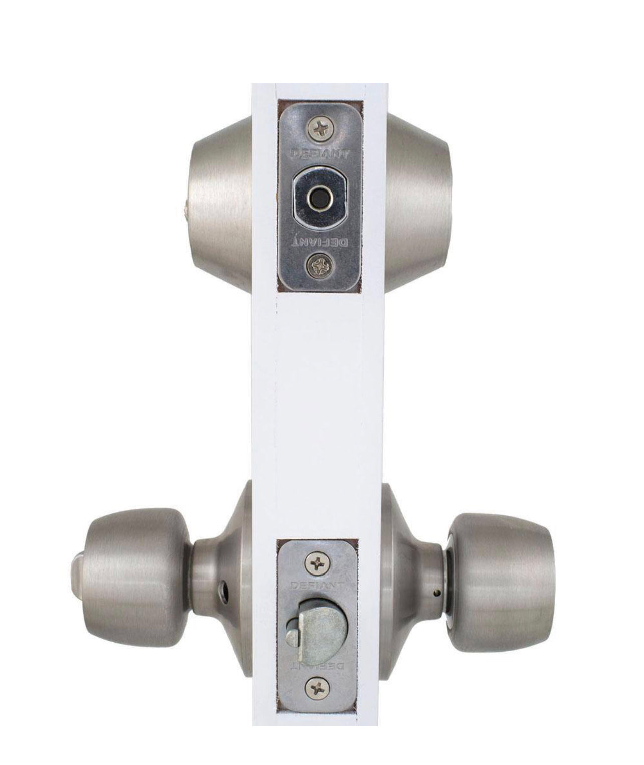 Defiant Brandywine Stainless Steel Combo Pack with Double Cylinder Deadbolt Damaged Box