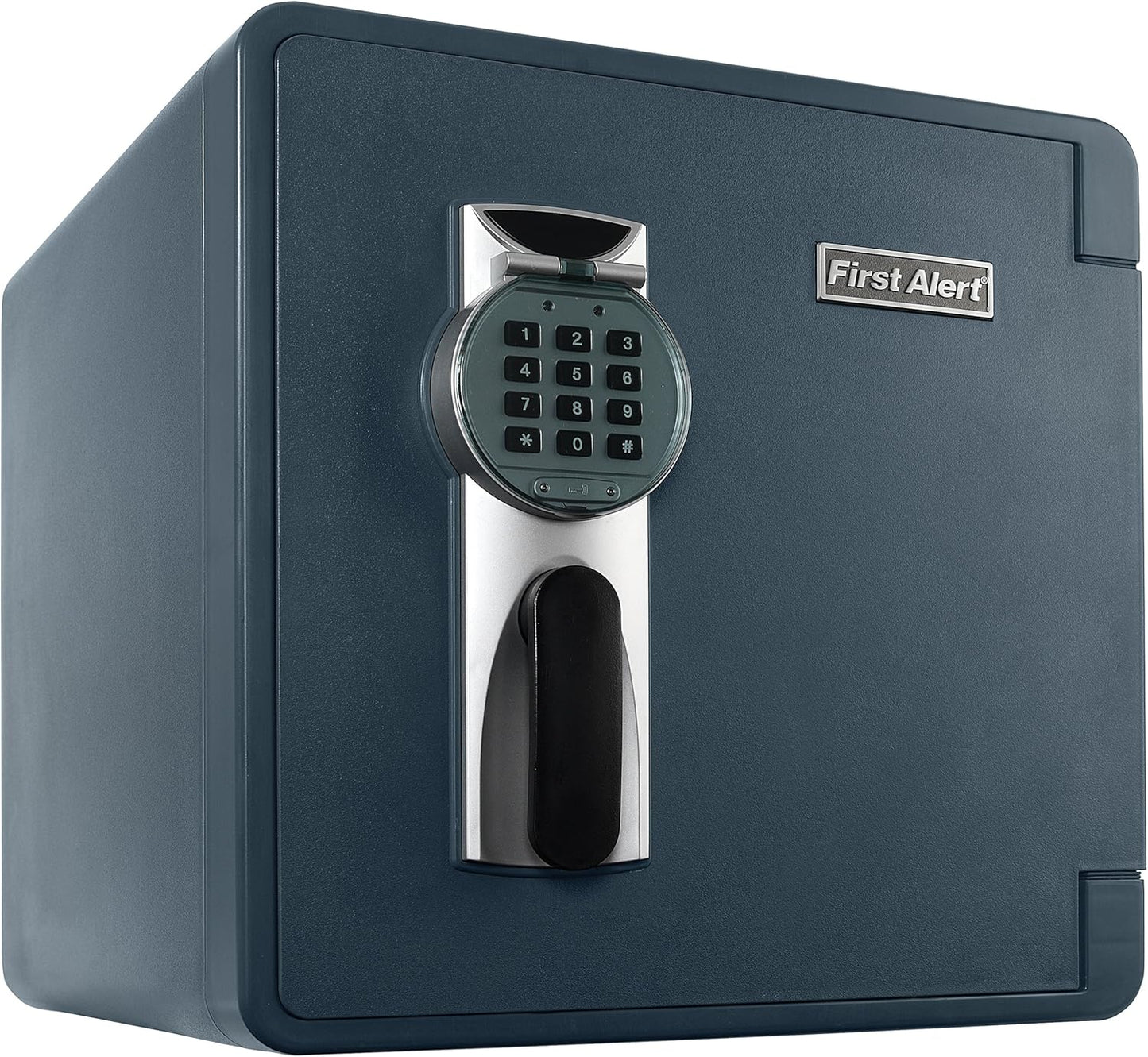 First Alert 1.32 CU' Waterproof 1 Hour Fire Safe with Digital Electronic Lock & Bolt Down Kit