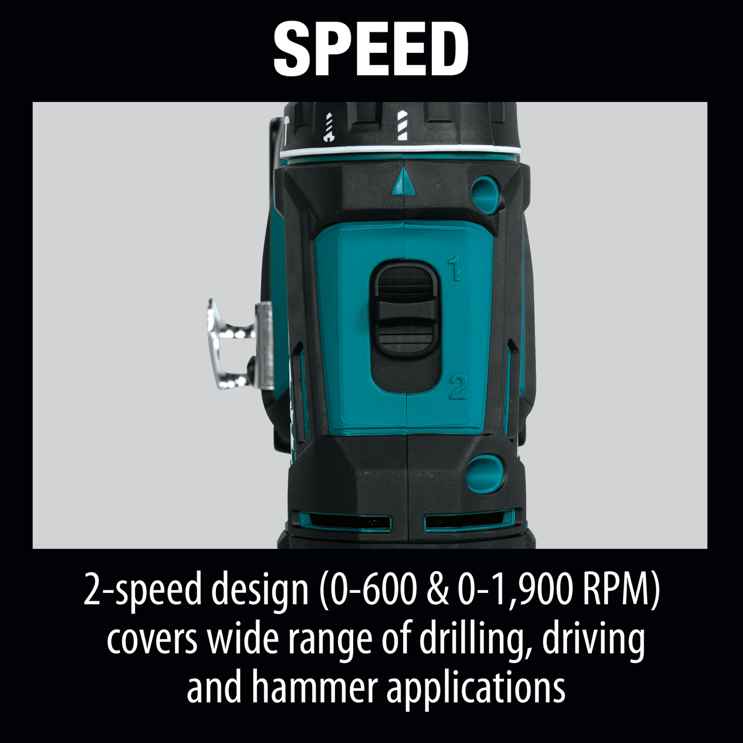 Makita 18 Volt LXT Lithium Ion Cordless 1/2 Inch Hammer Driver Drill Factory Serviced (Tool Only)