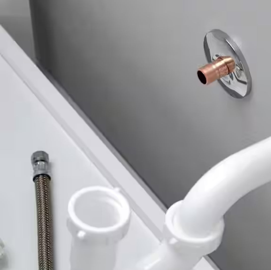 BrassCraft 3/8 in. Compression x 1/2 in. FIP x 20 in. Braided Polymer Faucet Supply Line