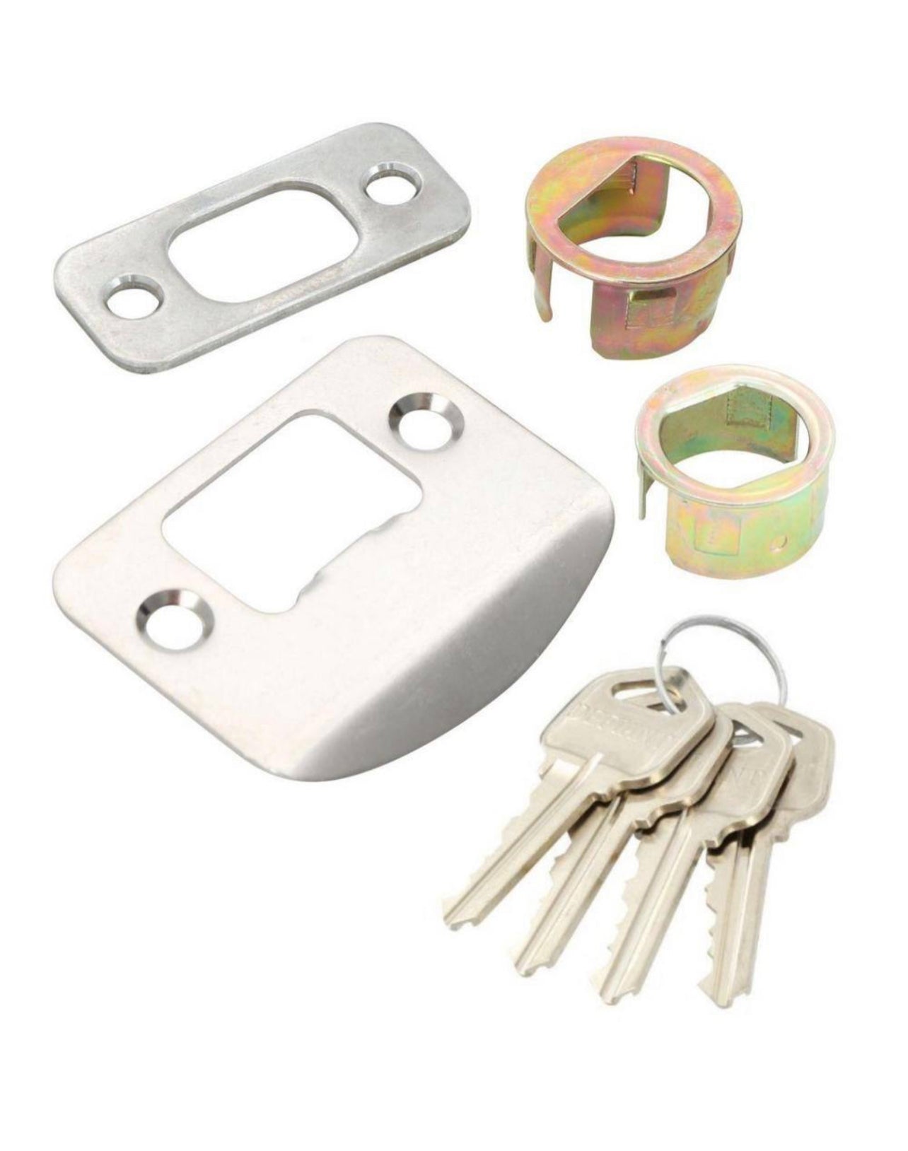 Defiant Brandywine Stainless Steel Combo Pack with Double Cylinder Deadbolt Damaged Box