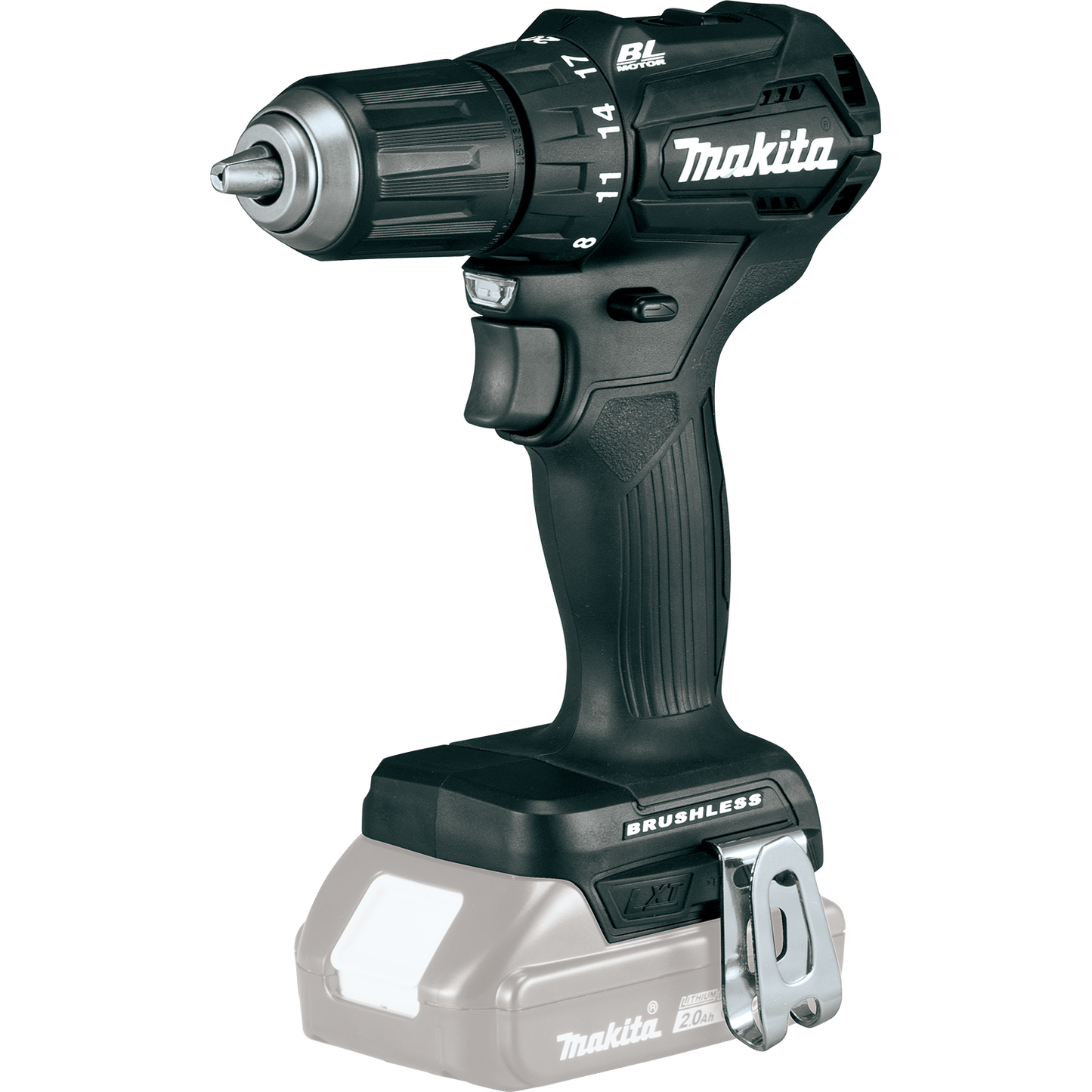 Makita 18 Volt LXT Lithium Ion Sub Compact Brushless Cordless 1/2 Inch Driver Drill Factory Serviced (Tool Only)