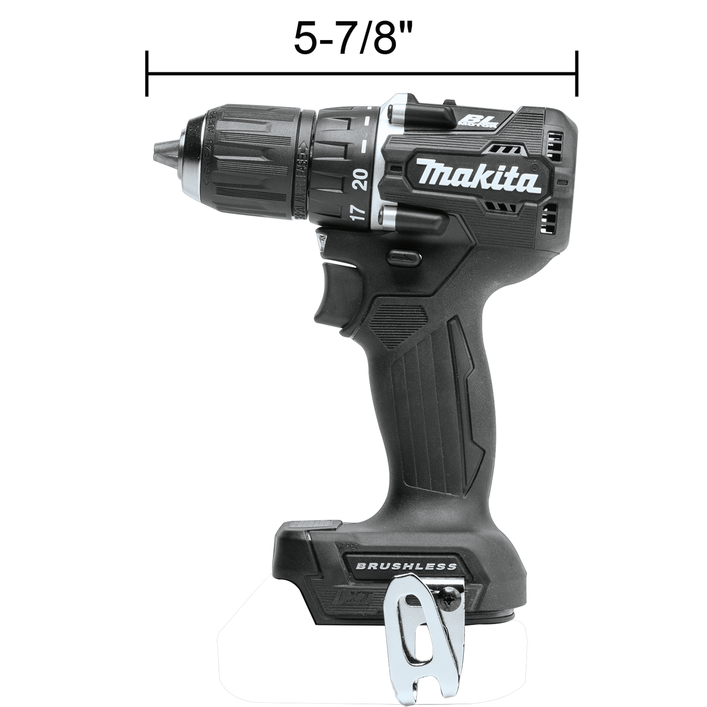 Makita 18 Volt LXT Lithium Ion Sub Compact Brushless Cordless 1/2 Inch Driver Drill Factory Serviced (Tool Only)