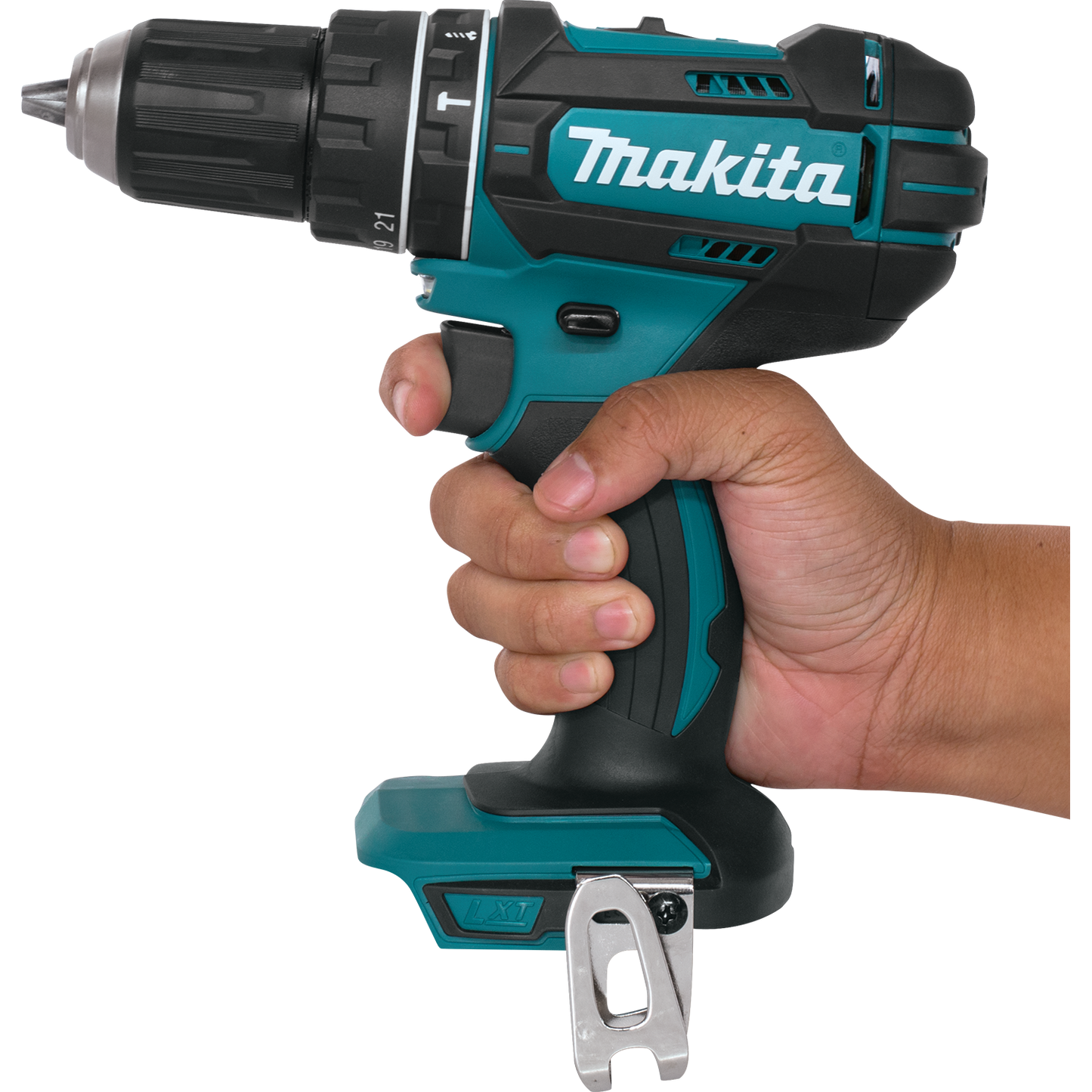 Makita 18 Volt LXT Lithium Ion Cordless 1/2 Inch Hammer Driver Drill Factory Serviced (Tool Only)