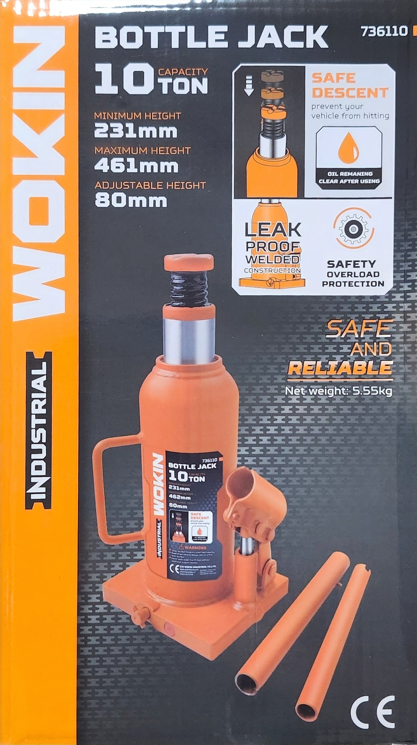 Wokin 10 Ton Bottle Jack