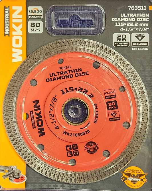 Wokin Ultrathin Diamond Disc 4.5 Inch