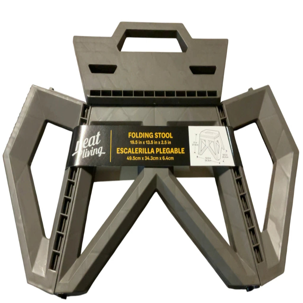 Gray Folding Stool