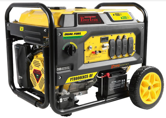 Power Train 8000 Max Watts Electric Start Portable Generator