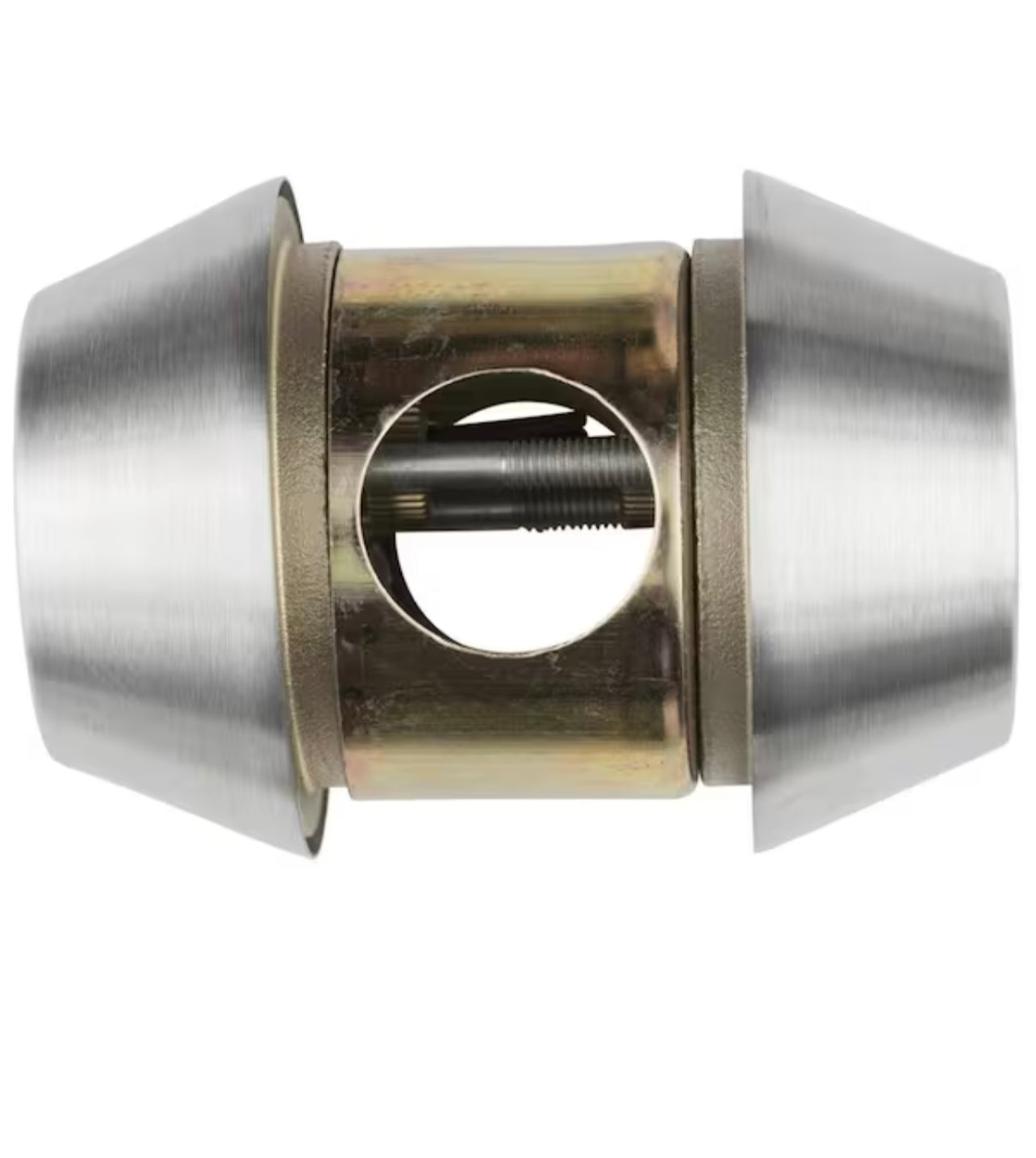 Universal Hardware Industrial Duty Commercial Double Cylinder Deadbolt, UL 3-Hr Fire ANSI Grade 1, Satin Chrome Finish Damaged Box