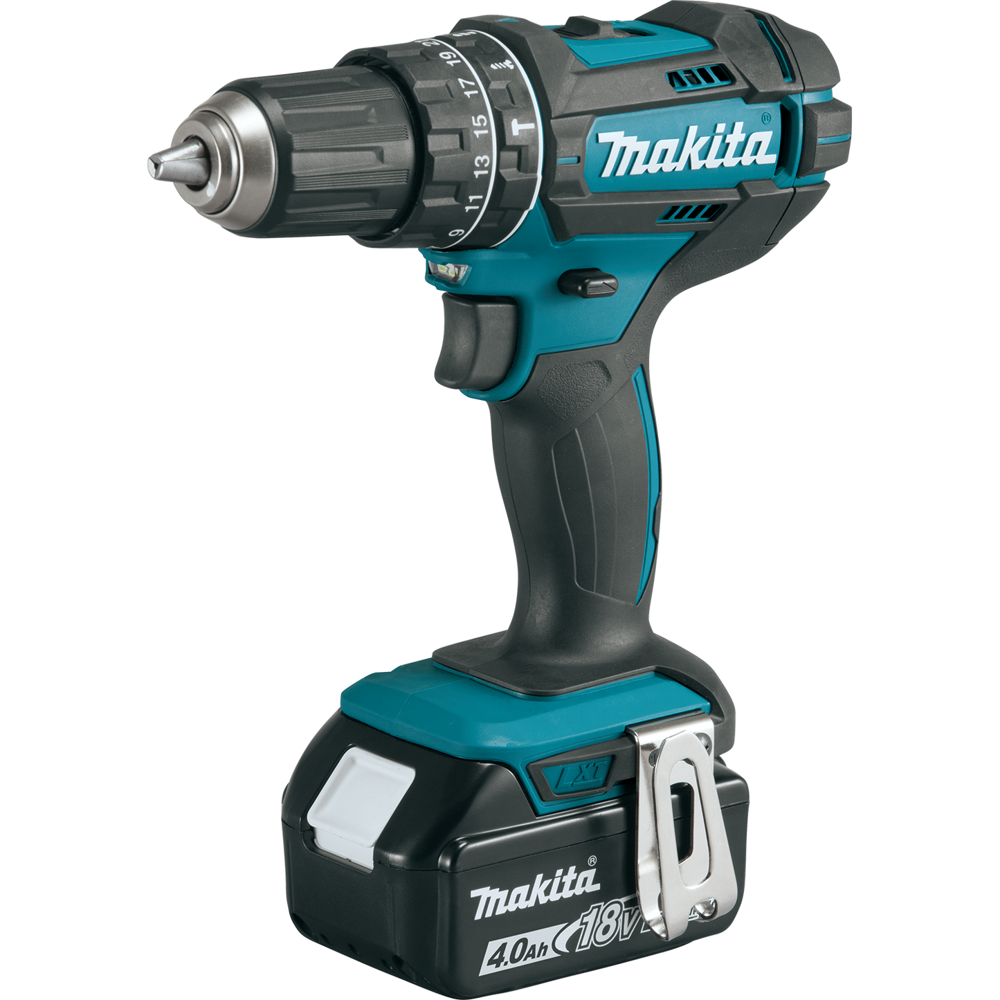 Makita 18 Volt LXT Lithium Ion Cordless 1/2 Inch Hammer Driver Drill Factory Serviced (Tool Only)