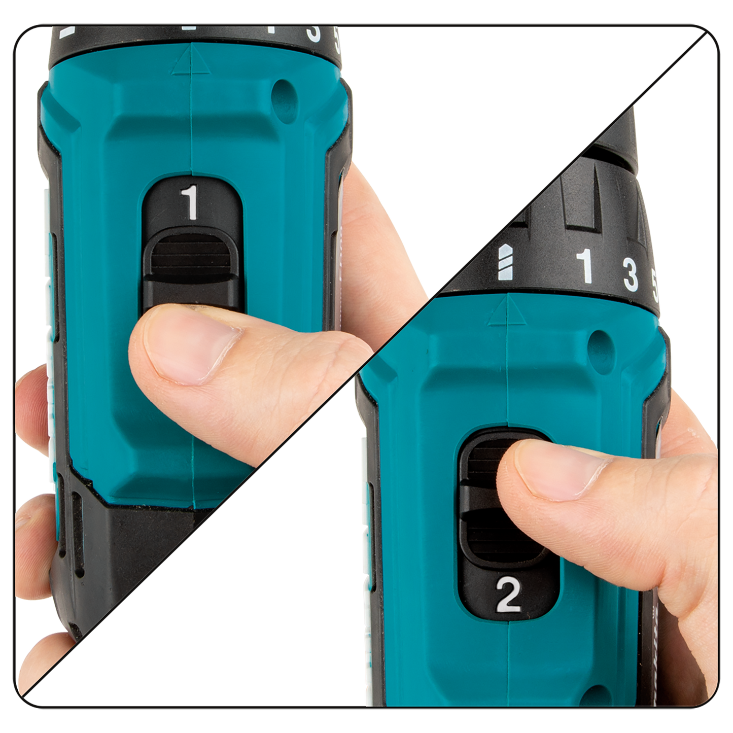 Makita 12V max CXT Lithium‑Ion Cordless 3/8 Inch Driver‑Drill Kit 2.0Ah Factory Serviced