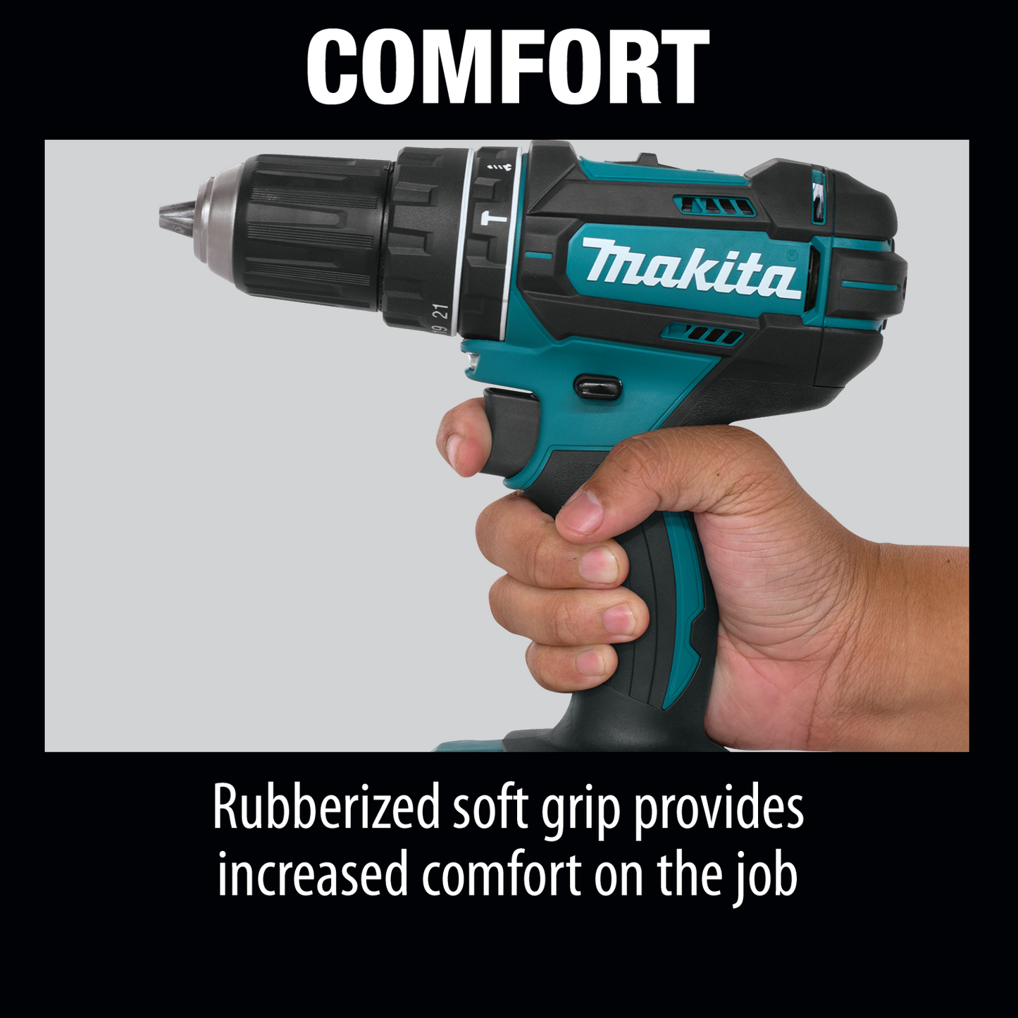 Makita 18 Volt LXT Lithium Ion Cordless 1/2 Inch Hammer Driver Drill Factory Serviced (Tool Only)