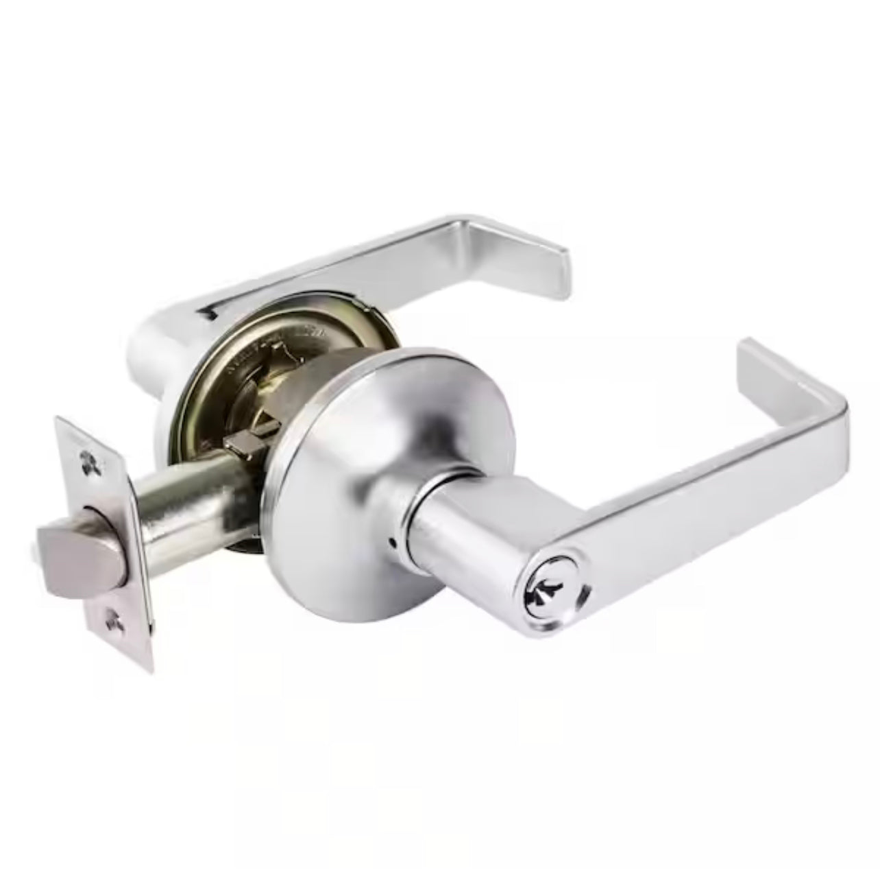 Universal Hardware Light Duty Commercial Storeroom Lever, ADA, UL 3-Hr Fire, ANSI Grade 2, Satin Chrome Finish Damaged Box