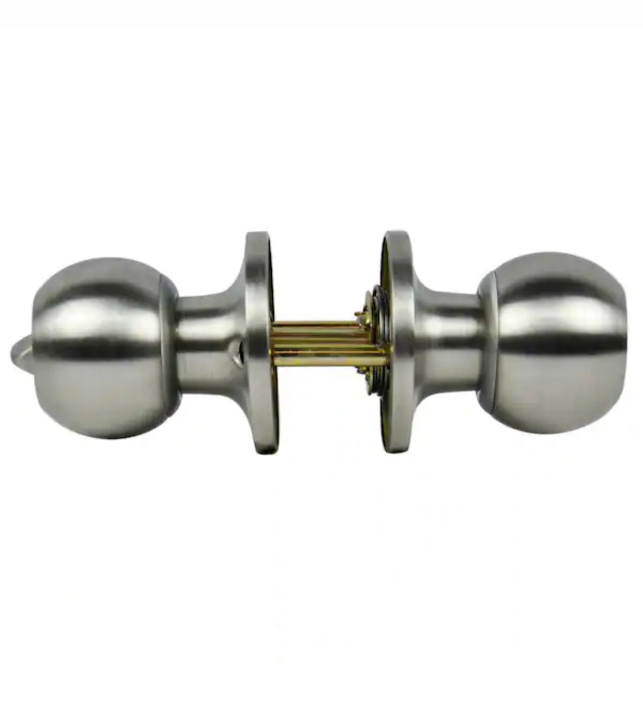 Danco Entrance Keyed Door Knob Lock Set for Mobile Homes in Brushed Nickel Damaged Box