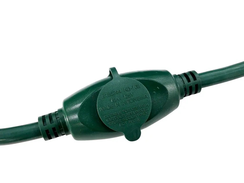 HDX 25 ft. 14/3 3 Outlet Extension Cord, Green - Damaged Box