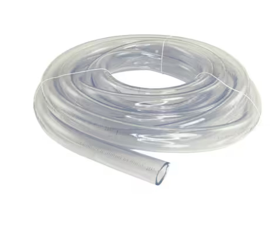 Everbilt 1-3/4 in. O.D. x 1-1/2 in. I.D. x 10 ft. Clear PVC Vinyl Tube