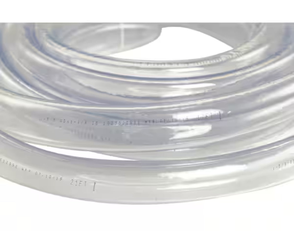 Everbilt 1-3/4 in. O.D. x 1-1/2 in. I.D. x 10 ft. Clear PVC Vinyl Tube