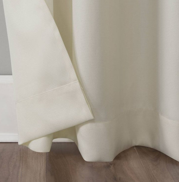 Sora Casual Textured Light Filtering Grommet Top Curtain Panel - No. 918