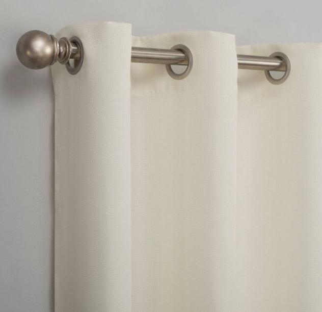 Sora Casual Textured Light Filtering Grommet Top Curtain Panel - No. 918