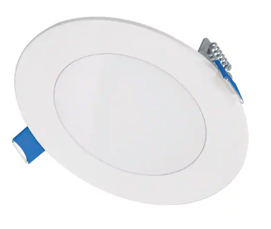 Halo HLBPH 4 in. Selectable CCT New Construction Canless Recessed Downlight Remote Driver Junction Box Integrated LED Kit DAMAGED BOX