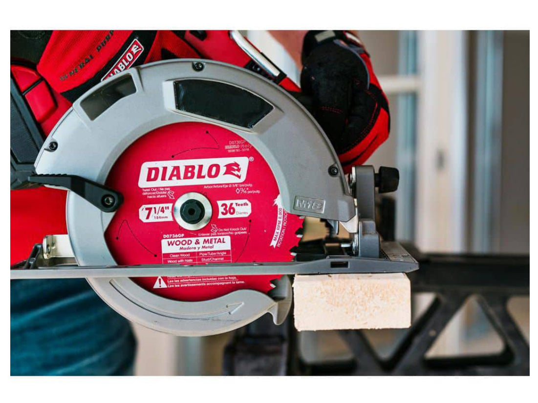 DIABLO 7-1/4 in. x 36-Tooth Wood & Metal Circular Saw Blade