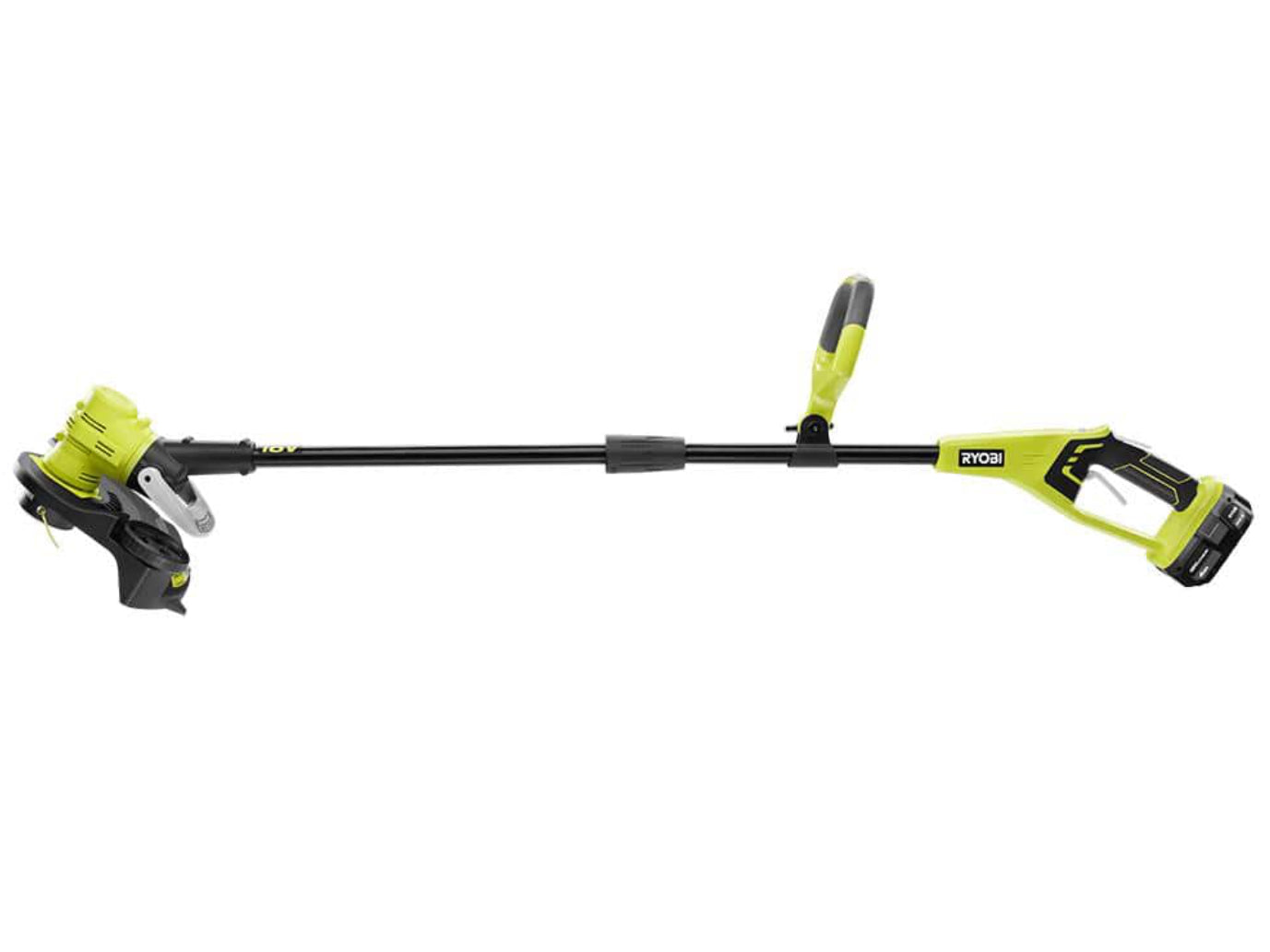 RYOBI ONE+ 18V Cordless Battery String Trimmer/Edger and Jet Fan Blower Combo Kit with 4.0 Ah Battery and Charger - Damaged Box