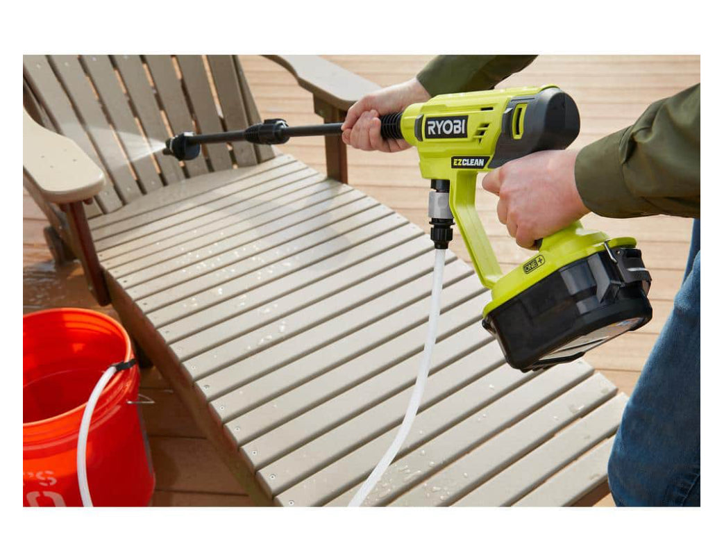 RYOBI ONE+ 18V EZClean 320 PSI 0.8 GPM Cordless Battery Cold Water Power Cleaner (Tool Only) - Damaged Box