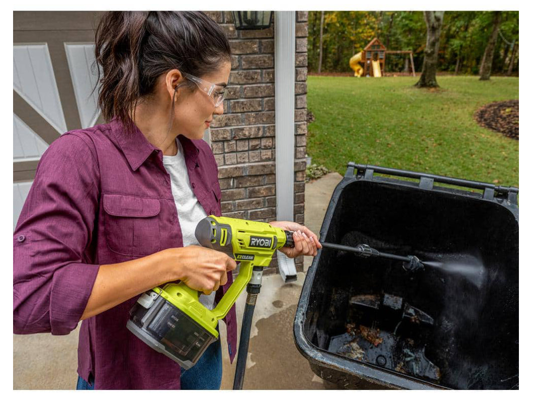RYOBI ONE+ 18V EZClean 320 PSI 0.8 GPM Cordless Battery Cold Water Power Cleaner (Tool Only) - Damaged Box