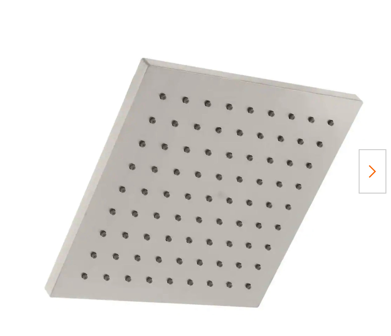Glacier Bay Modern 1-Spray 8 in. Single Wall Mount Fixed Rain Shower Head in Brushed Nickel Damaged Box