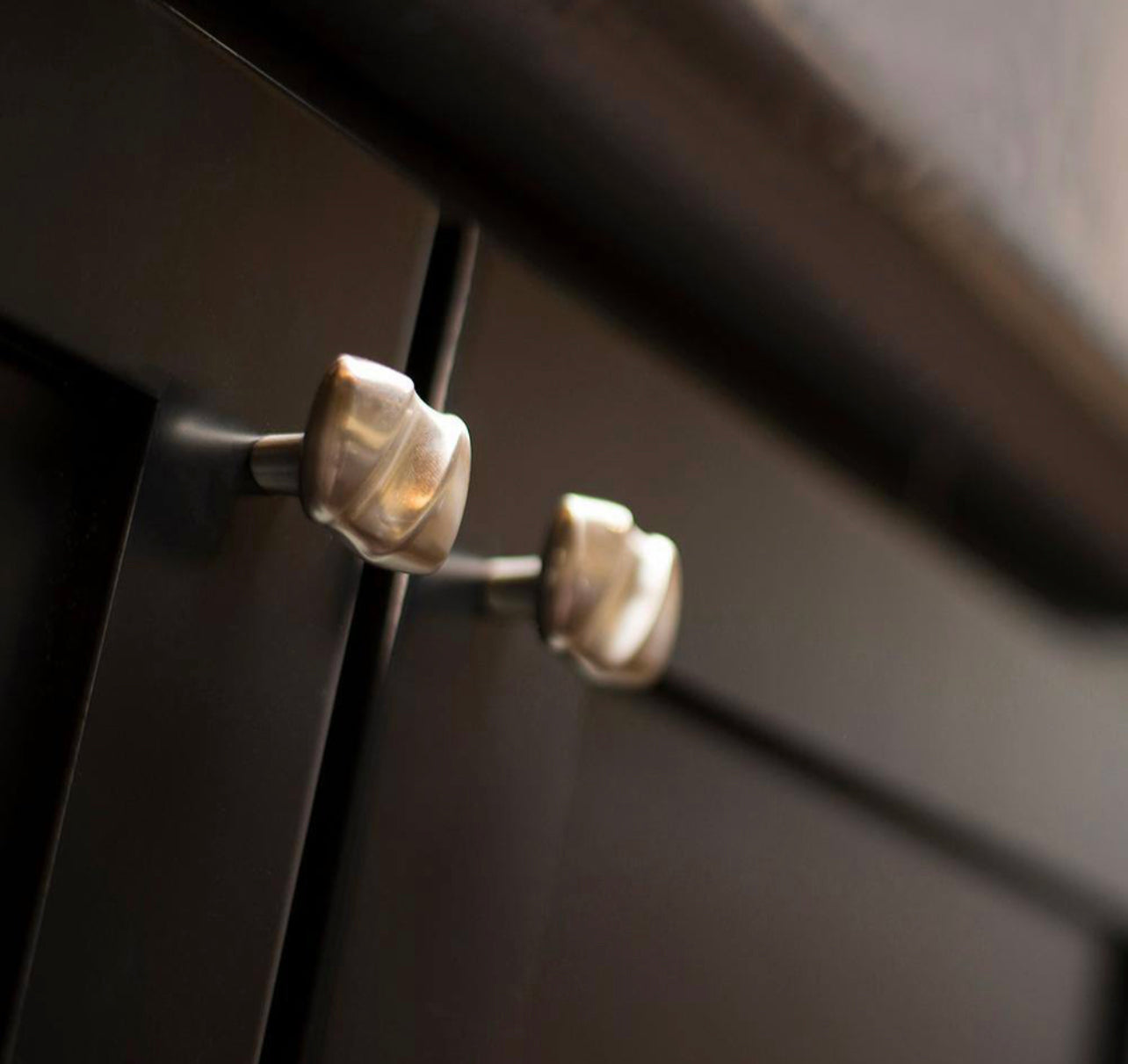 Hickory Hardware Serendipity Collection 1-1/4 in. x 1-1/2 in. Iced Tea Nickel Cabinet Drawer/Door Knob