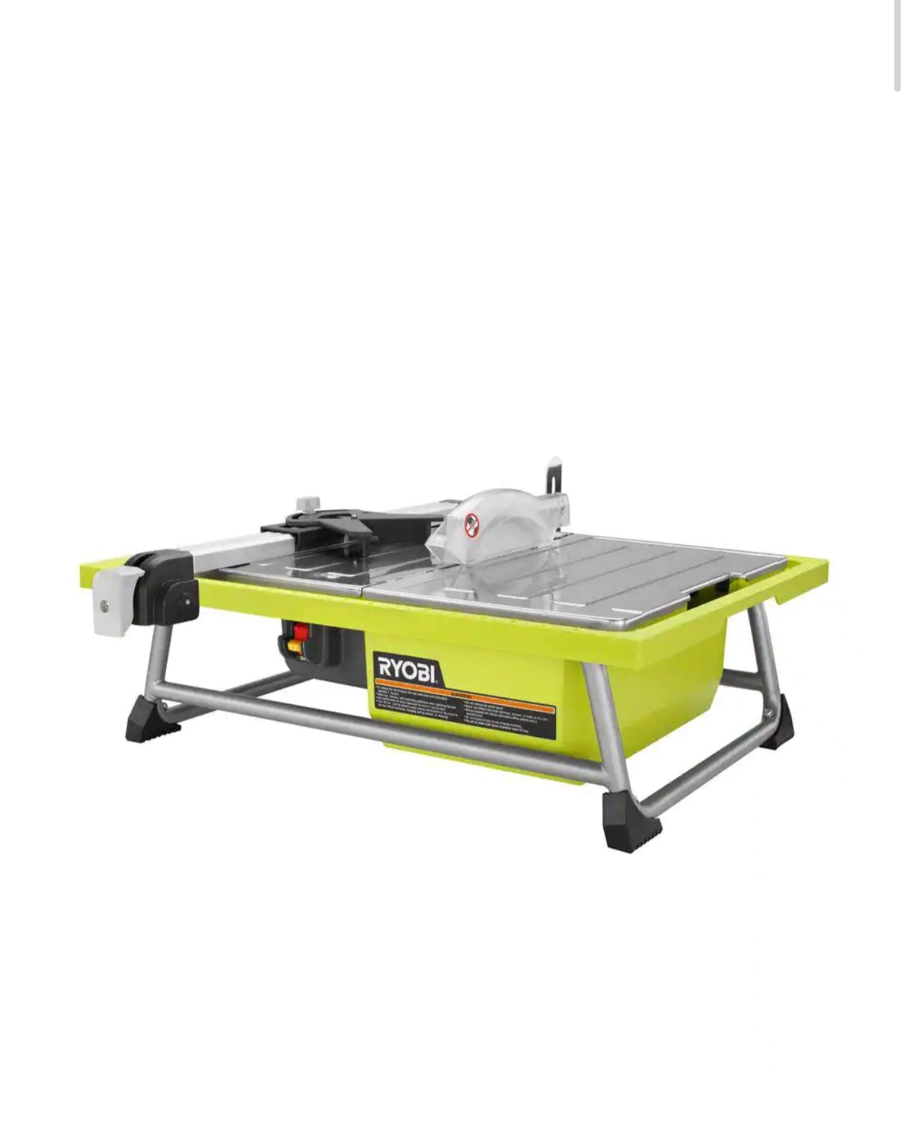 Ryobi 7 in. 4.8 Amp Tabletop Tile Saw Damaged Box
