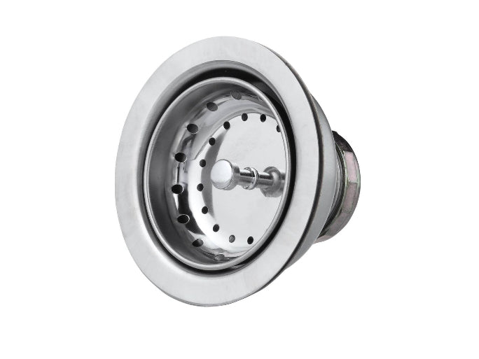 thumbnail image 2 of Moen 22036 3.5-Inch Bathroom Sink Drain Assembly - Composite Drain With Stainless Finish, Includes Strainer 2 of 11