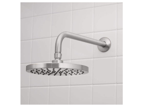 Glacier Bay 12 in. Raincan Shower Arm and Flange in Brushed Nickel DAMAGED BOX