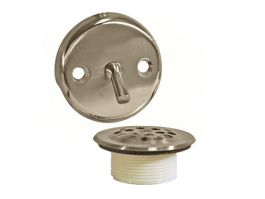 DANCO Trip Lever Bath Tub Drain and Overflow Trim Kit in Brushed Nickel DAMAGED BOX