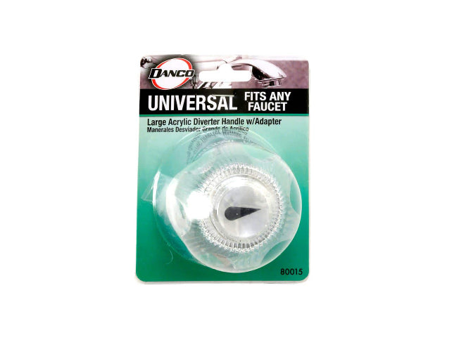 DANCO Large Diverter Handle in Clear Acrylic DAMAGED BOX