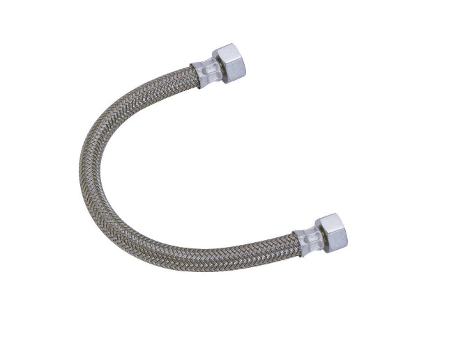 BrassCraft 1/2 in. Compression x 1/2 in. FIP x 16 in. Braided Polymer Faucet Supply Line