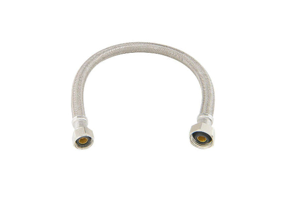 BrassCraft 1/2 in. Compression x 1/2 in. FIP x 16 in. Braided Polymer Faucet Supply Line