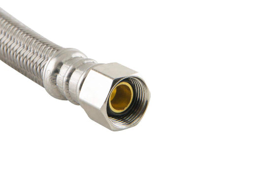 BrassCraft 3/8 in. Compression x 7/8 in. Ballcock Nut x 20 in. Braided Polymer Toilet Supply Line