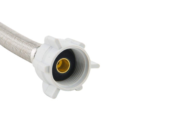 BrassCraft 3/8 in. Compression x 7/8 in. Ballcock Nut x 20 in. Braided Polymer Toilet Supply Line