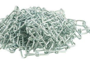 Everbilt #3 x 15 ft. Zinc Plated Steel Double Loop Chain