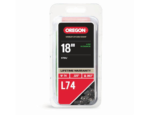 Oregon L74 Chainsaw Chain for 18 in. Bar, Fits Several Stihl models