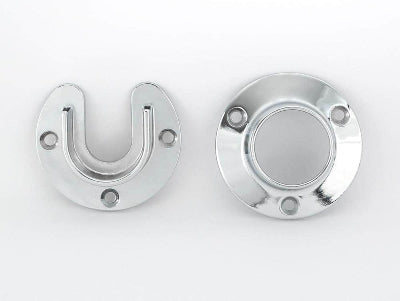 Everbilt 1-5/16 in. Heavy-Duty Chrome Closet Pole Sockets (2-Pack)