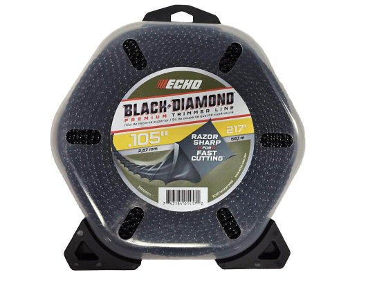 ECHO .105" Black Diamond Trimmer Line (217 ft.) Large Clam