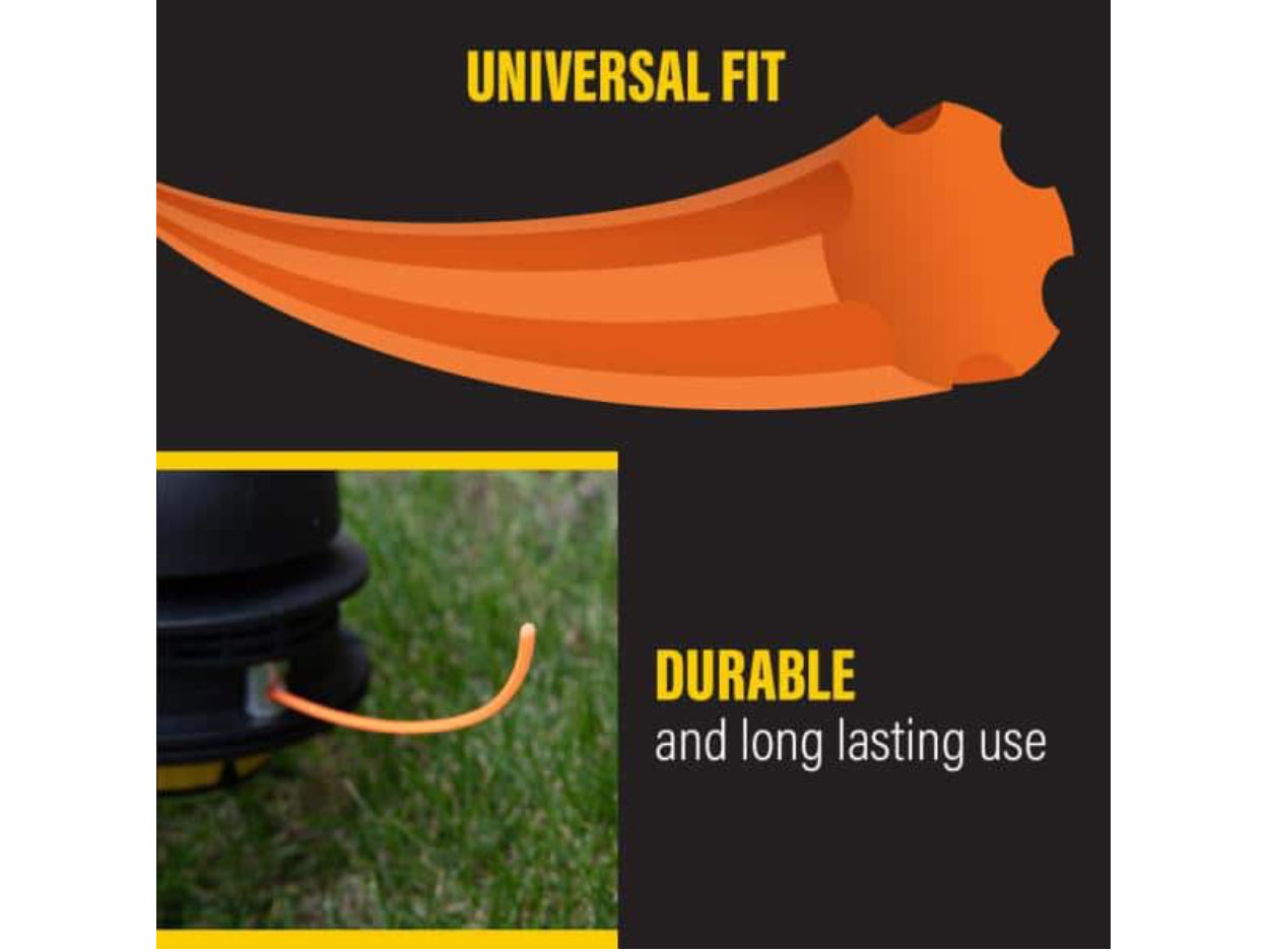 Universal Fit .095 in. x 250 ft. Gear Replacement Line for Gas and Select Cordless String Grass Trimmer/Lawn Edger