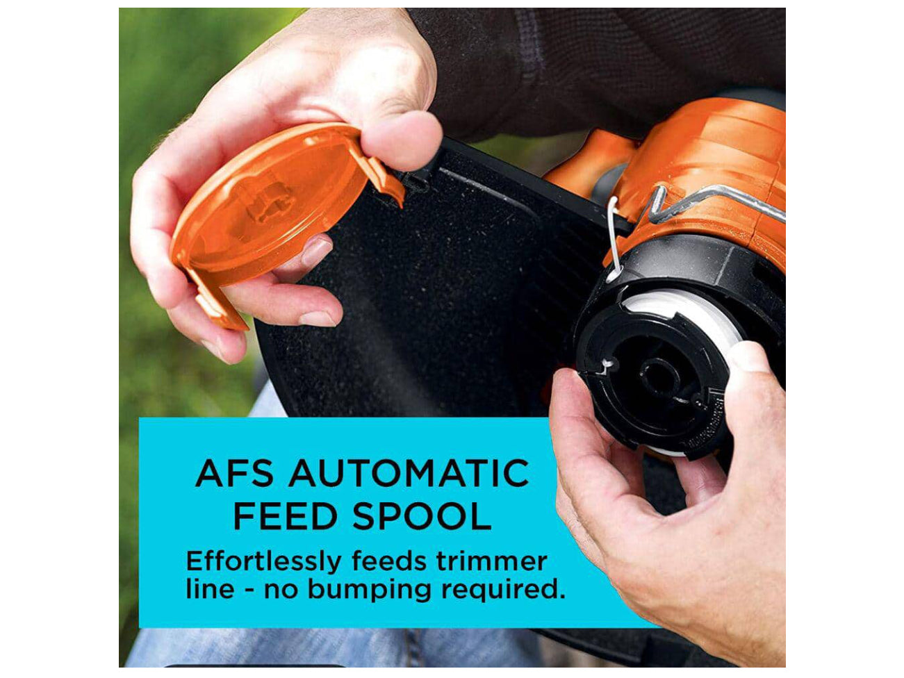 BLACK+DECKER 0.065 in. x 30 ft. Replacement Single Line Automatic Feed Spool AFS for Electric String Grass Trimmer/Lawn Edger/Mower