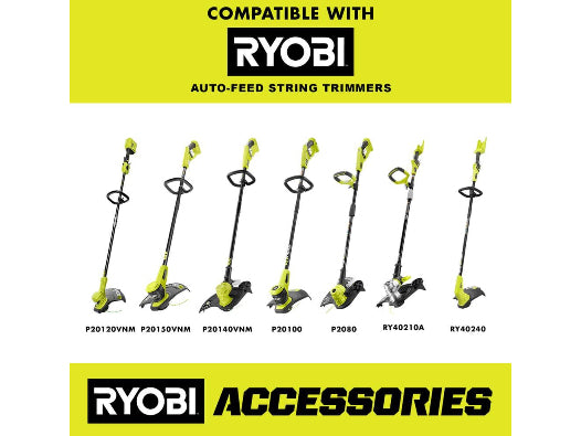 RYOBI Replacement Twisted 0.080 in. Auto Feed Line Spools (3-Pack)