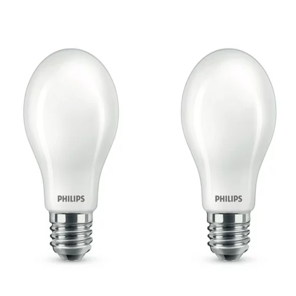 Philips LED 75 Watt A19 General Purpose Household Light Bulb Frosted Daylight Dimmable E26 Medium Base 2 Pack DAMAGED BOX